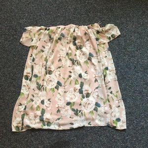 Toni Off-The-Shoulder Floral Dress